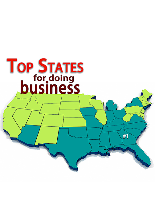 Georgia named top state for business for 5th year.